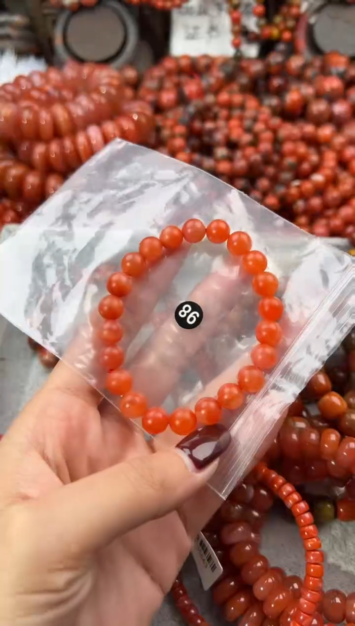 未镶嵌手串南红玛瑙9+