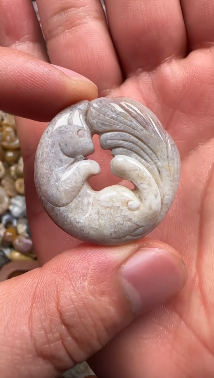 【闪购商品】硅化珊瑚（珊瑚玉）颈饰未镶嵌454