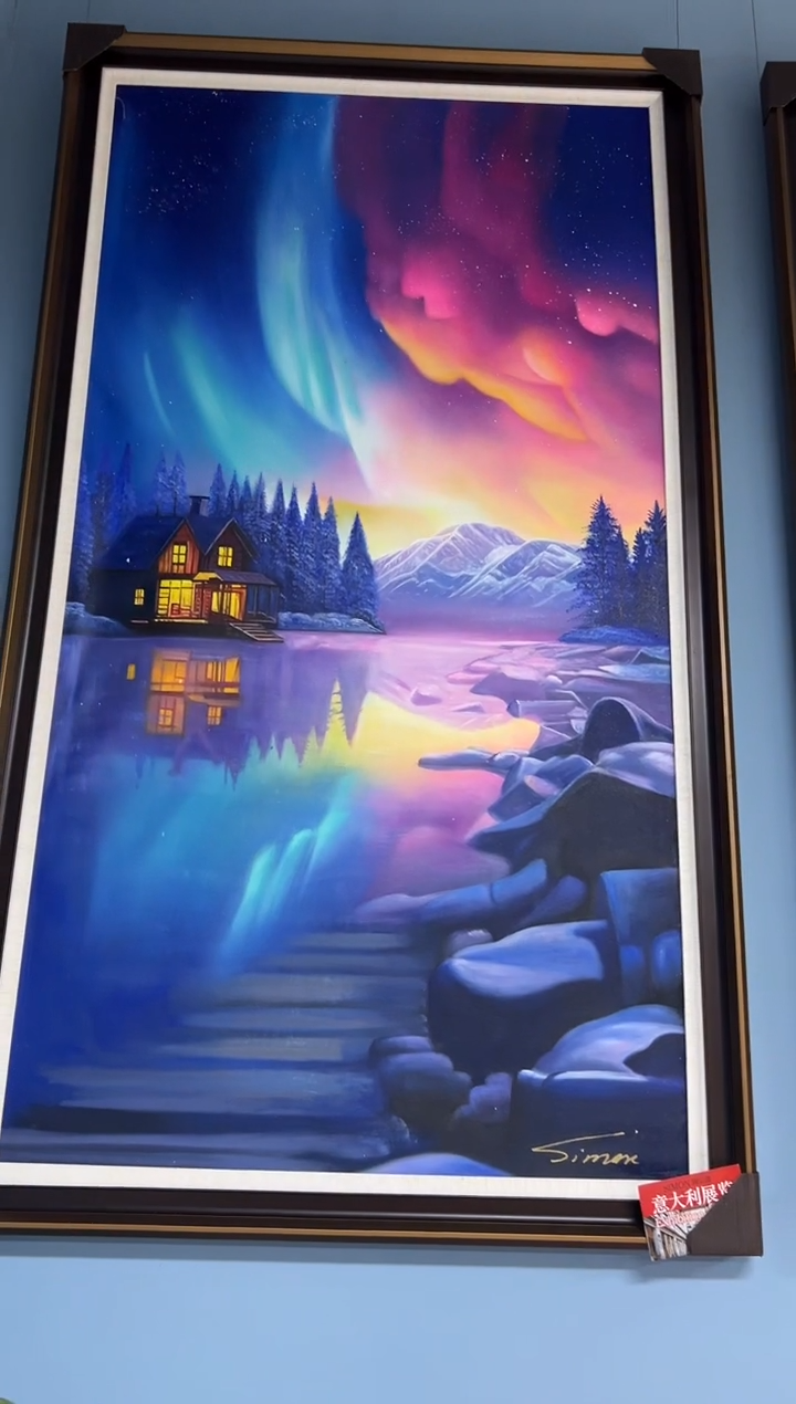 【闪购商品】绘画陶宗健-油画-80*150-风景