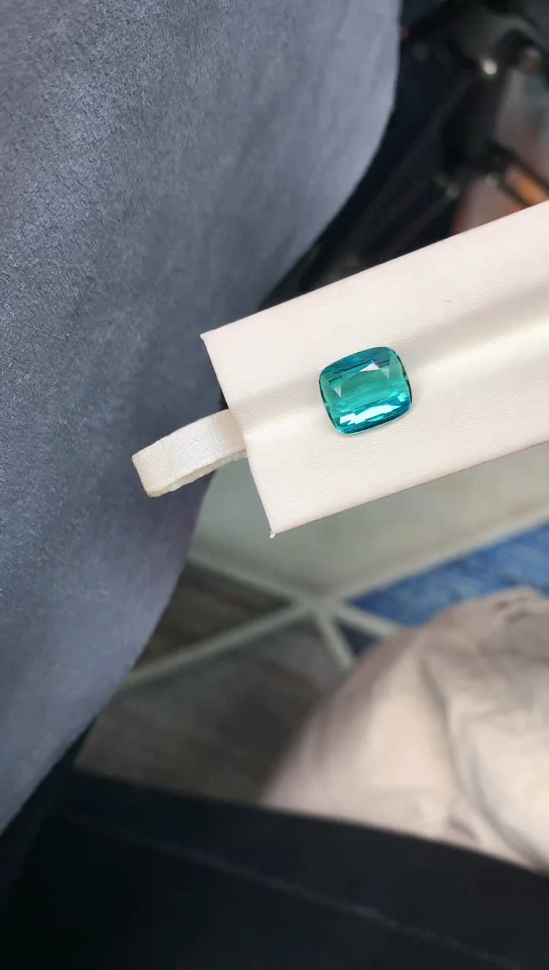 【闪购商品】碧玺耳饰未镶嵌5.1克拉拉贡碧玺