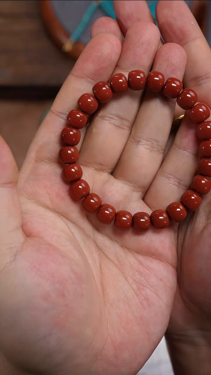 未镶嵌手串南红玛瑙哈****）南红手串