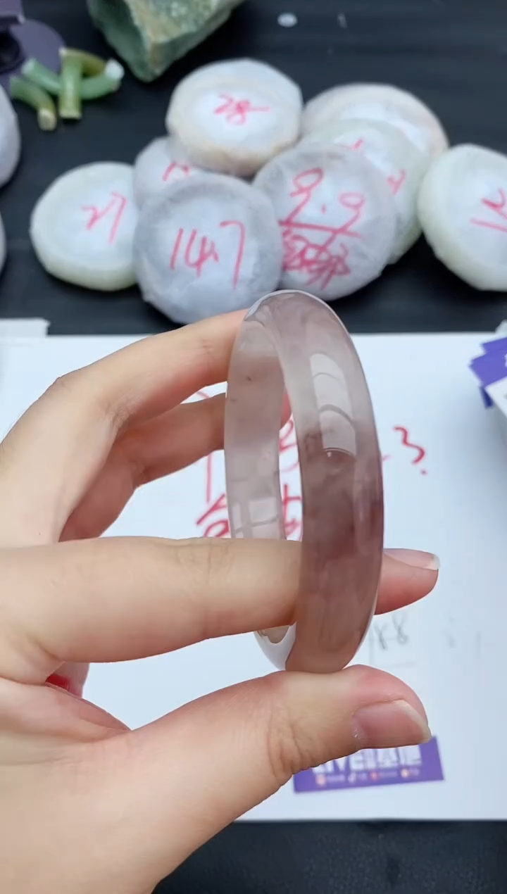 未镶嵌手镯石英质玉23+57/58