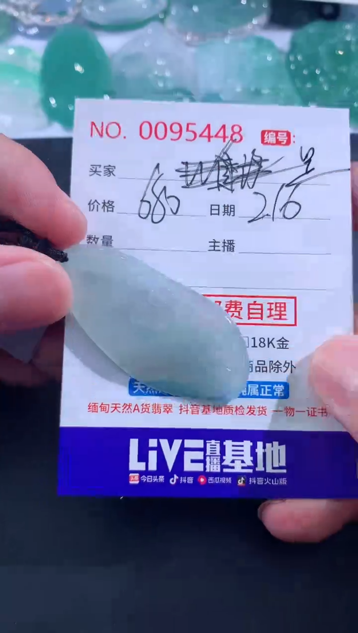 【闪购商品】翡翠颈饰未镶嵌足