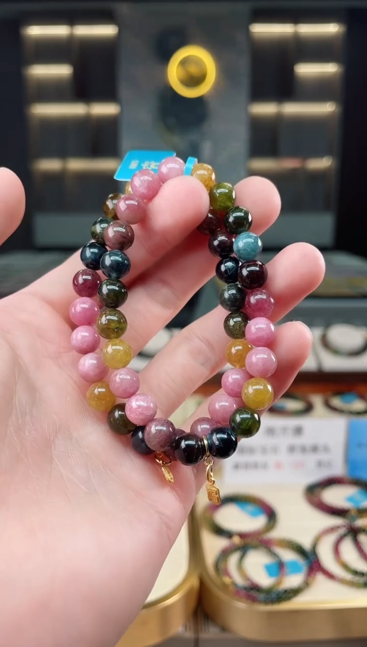 【闪购商品】碧玺单圈手串8mm+未镶嵌（多样性发一条）xion