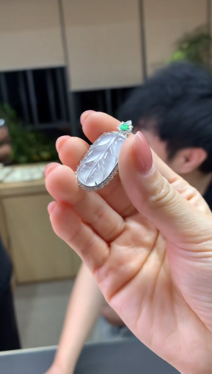 【闪购商品】翡翠颈饰18K金镶嵌|不退不换