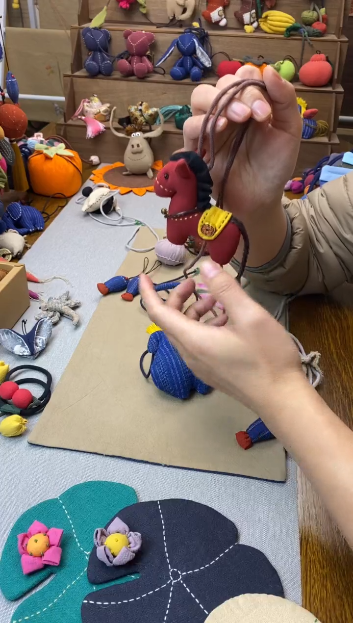 布艺小马（红马）饰品