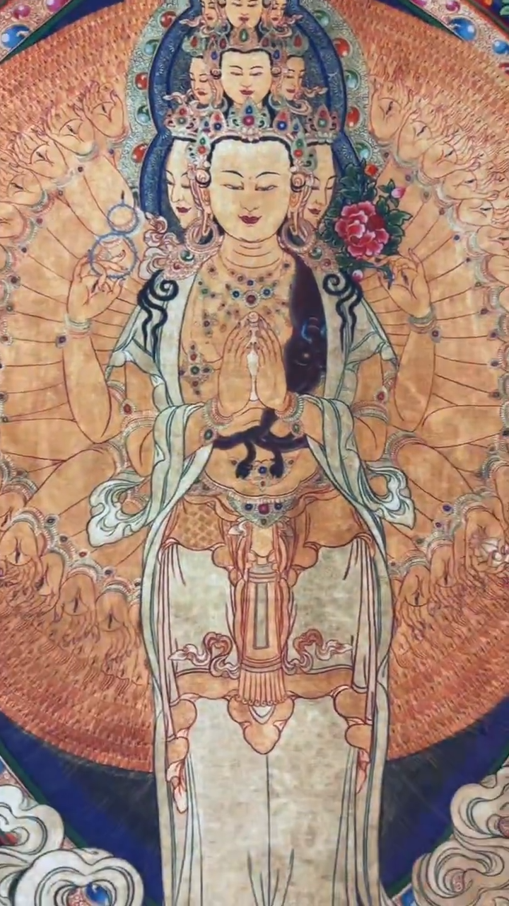 装裱画唐卡藏艺阁高端绘画作品TK16082
