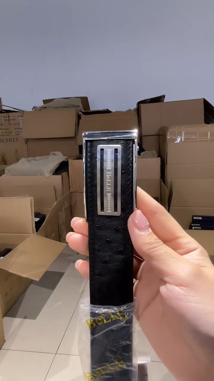 鸵鸟皮（革）韩爵绅士包包皮具807/长度120