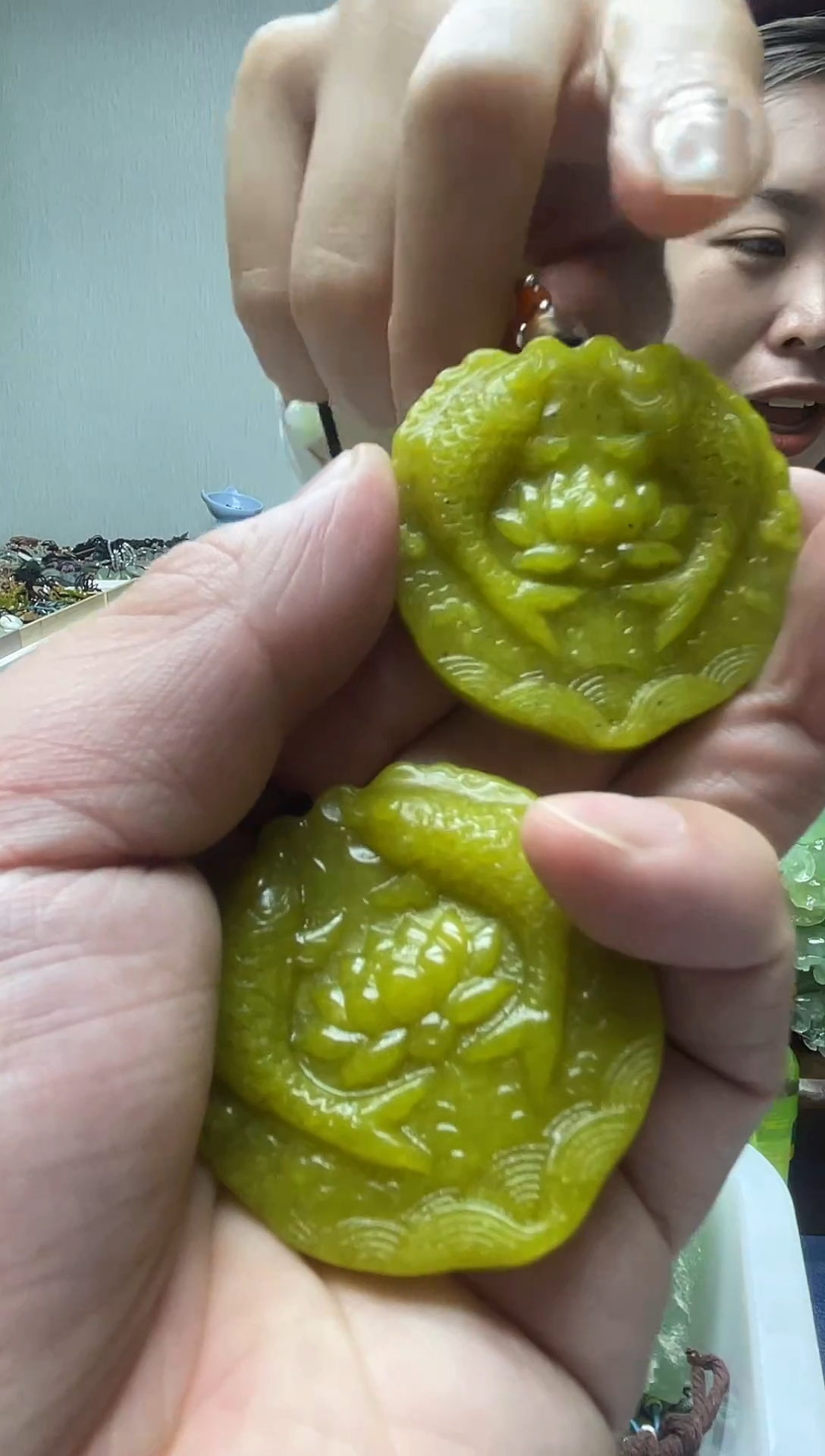 未镶嵌岫玉颈饰多样性发货 拍一发一