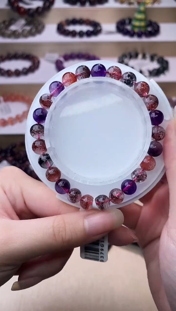 【闪购商品】水晶手链未镶嵌黑加仑超七7m+