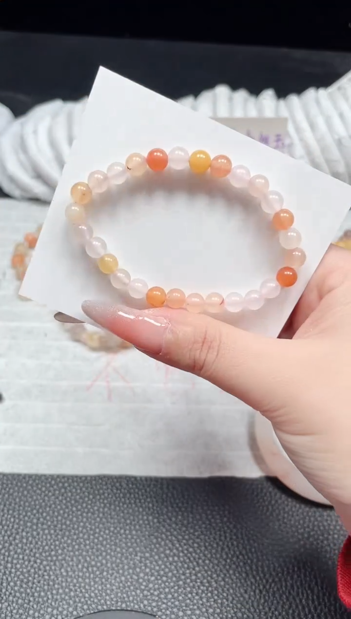 【闪购商品】石英质玉手镯未镶嵌蜜源卡6