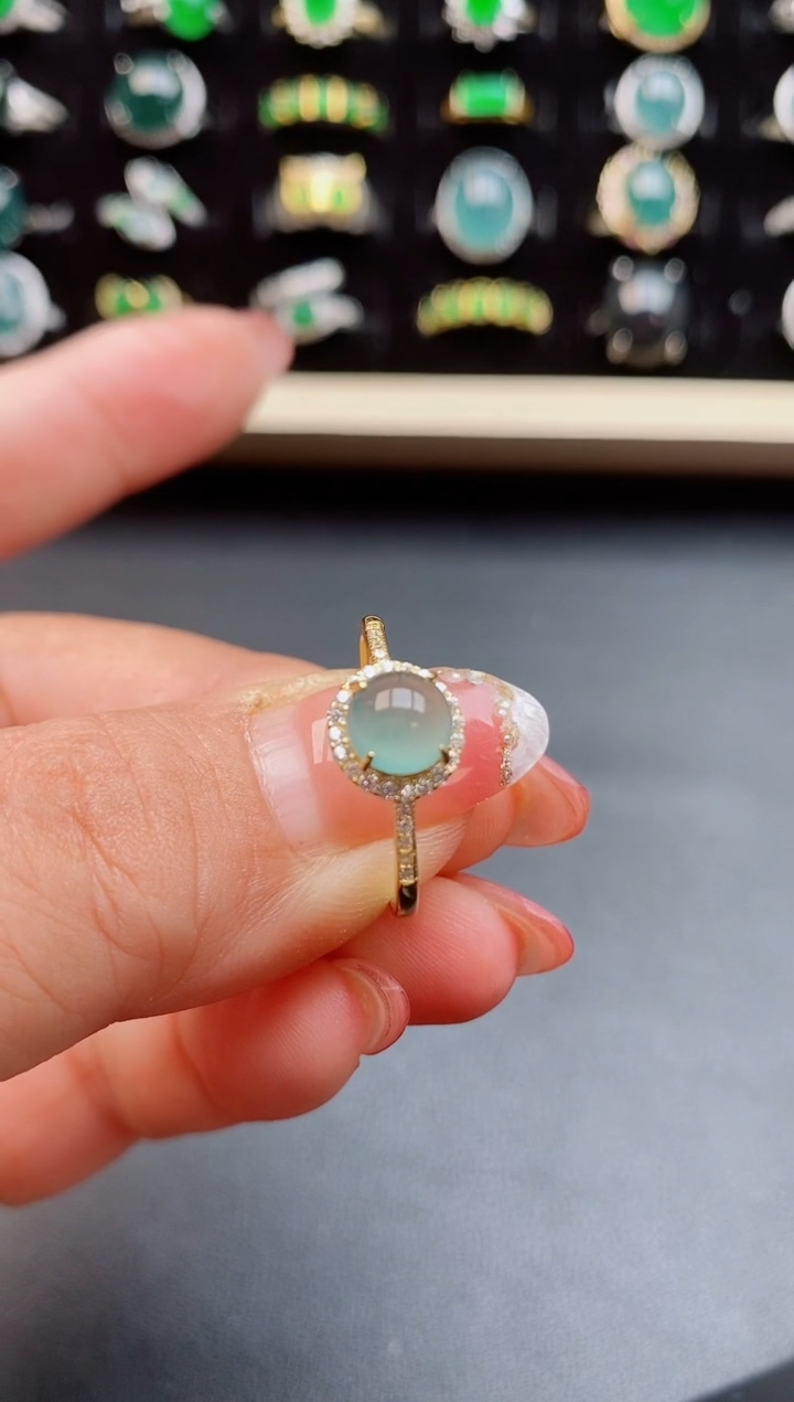 【闪购商品】翡翠戒指银S925镶嵌212121
