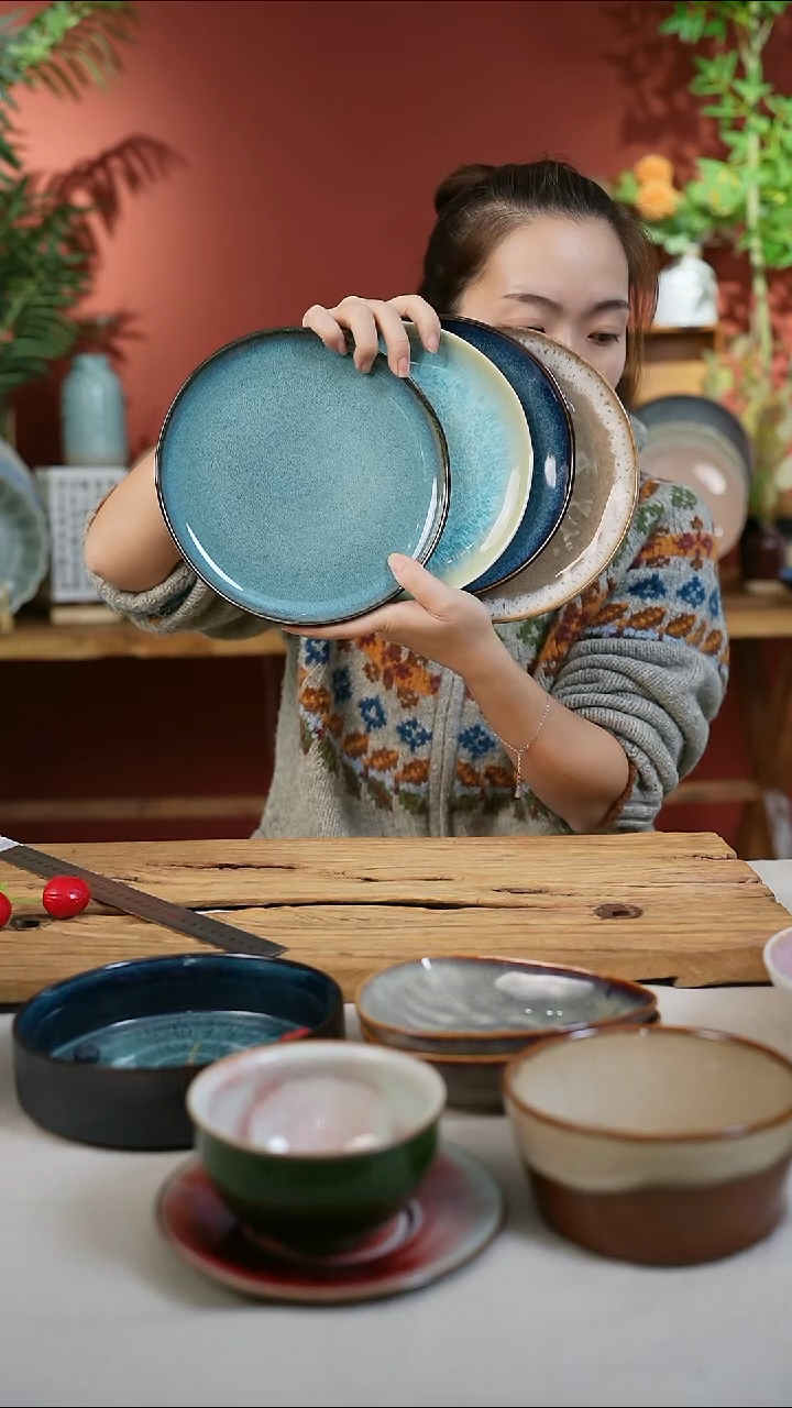 外贸尾货瑕疵满20包邮X4 小盘8英寸