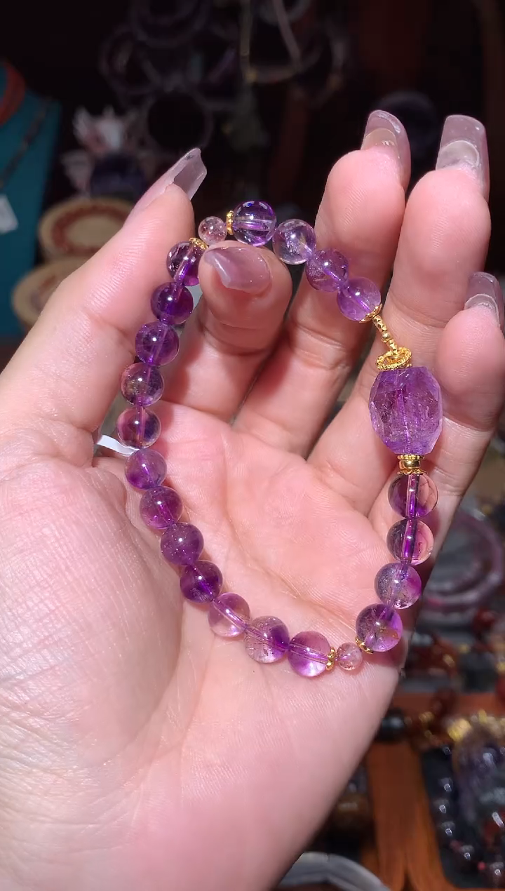 未镶嵌颈饰水晶超七DIY手串