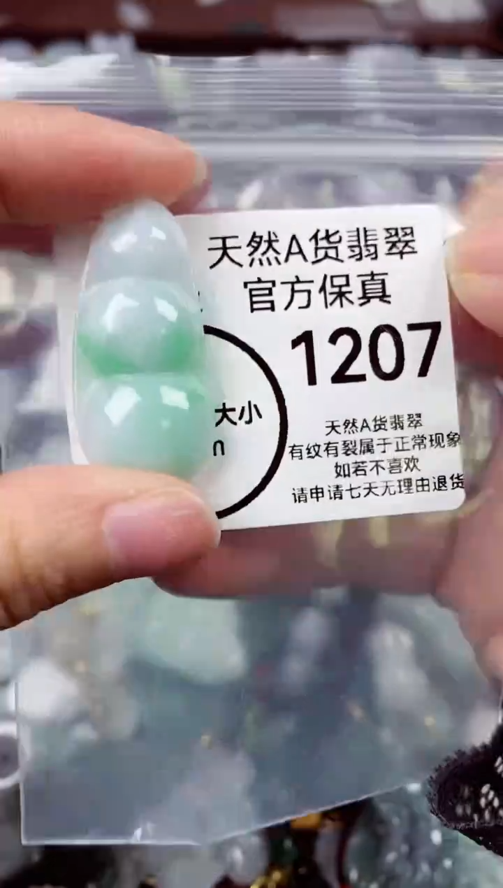 【闪购商品】翡翠颈饰未镶嵌天然A货翡翠1207