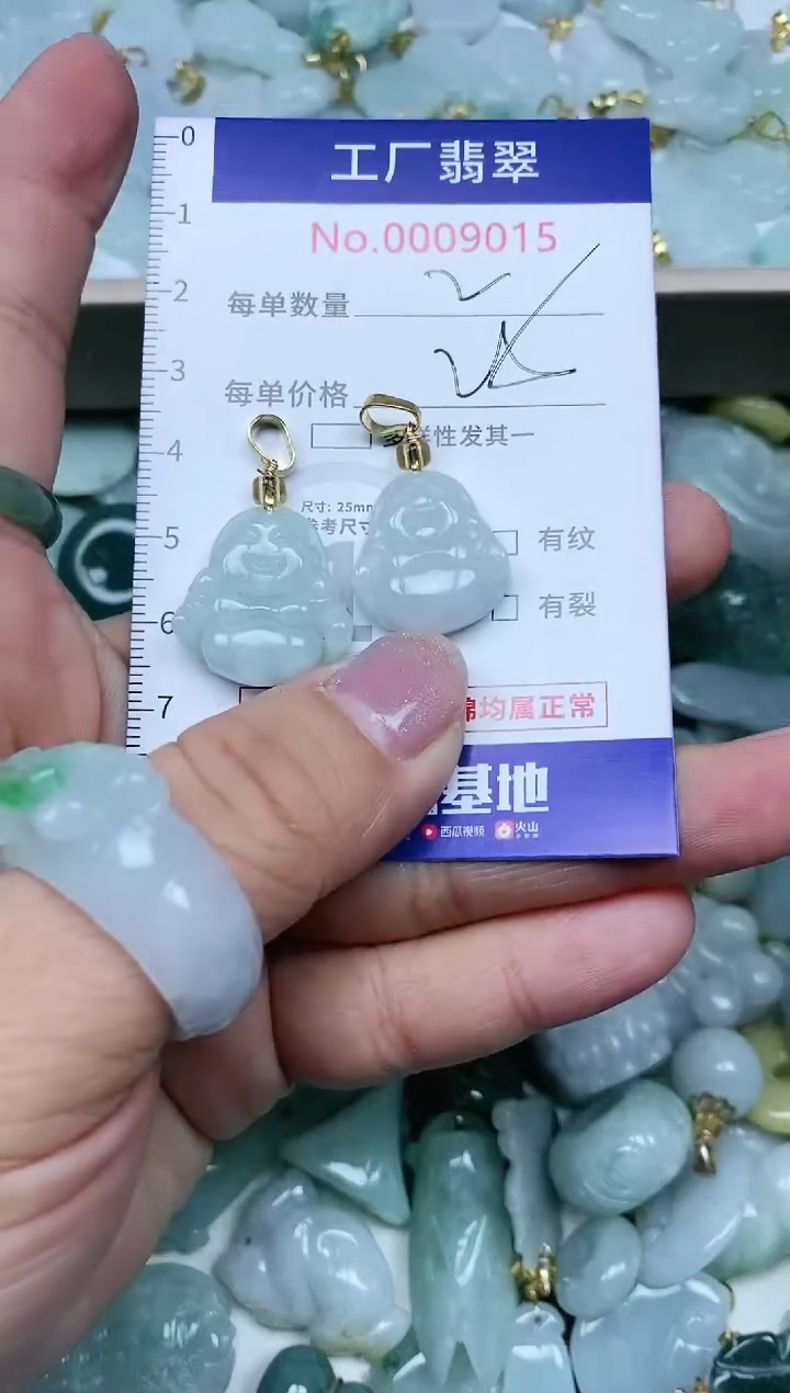【闪购商品】翡翠吊坠(不含链)未镶嵌翡翠