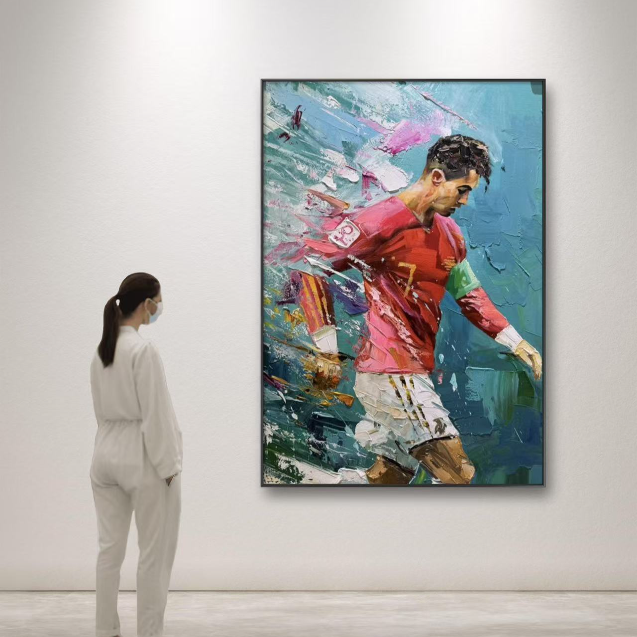 原创设计油画明星定制挂画装饰画收藏