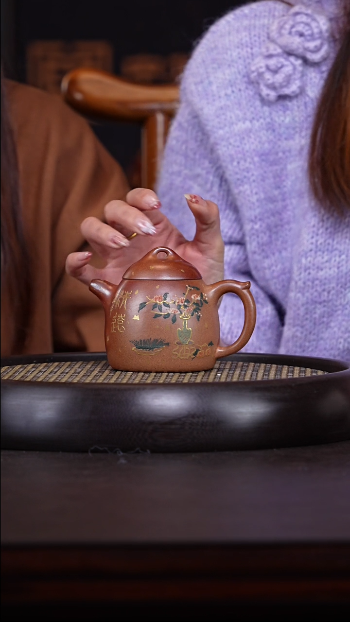 【闪购商品】紫砂茶壶吴亚平24-48柴烧秦权