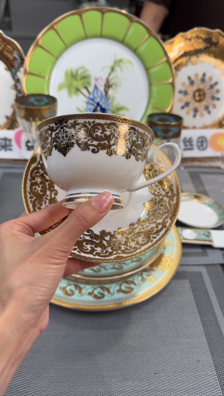 【闪购商品】瓷片咖啡杯碟福利款