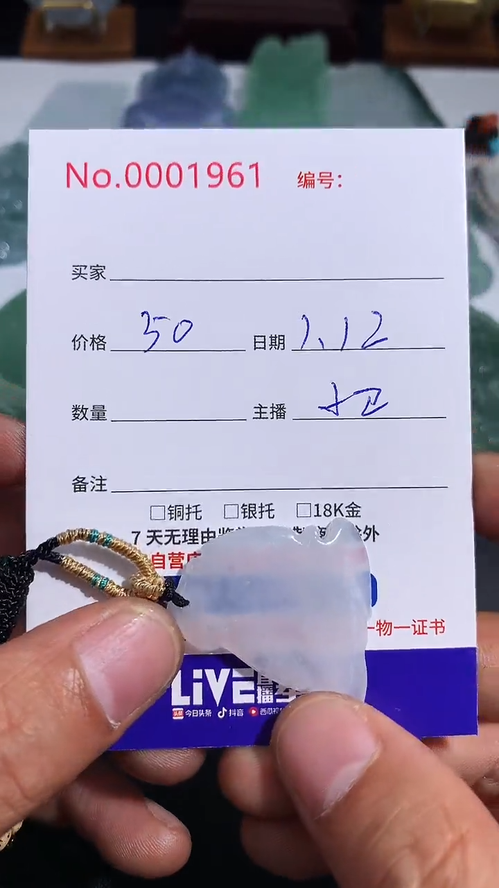 【闪购商品】翡翠颈饰未镶嵌悟道