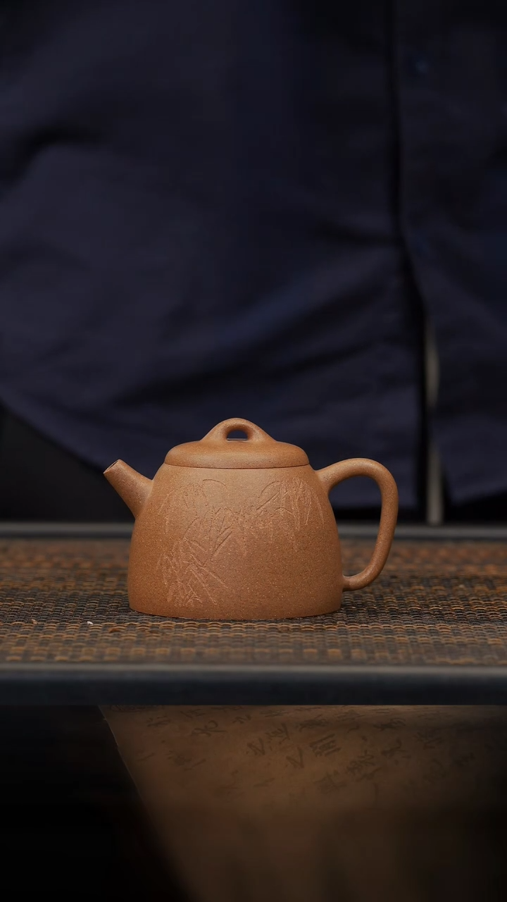 【闪购商品】紫砂茶壶57空山造器  摹古秦权/老段泥/带刻