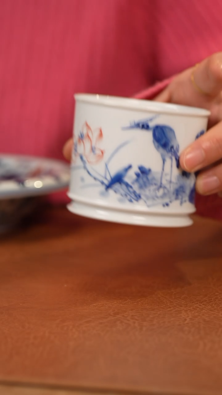 【闪购商品】杯融博花鸟容天杯