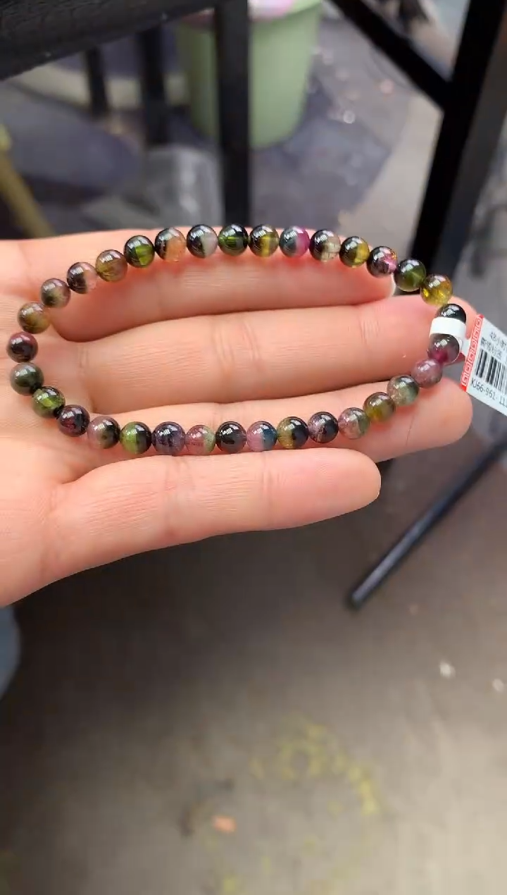 未镶嵌手串碧玺多样性发一条