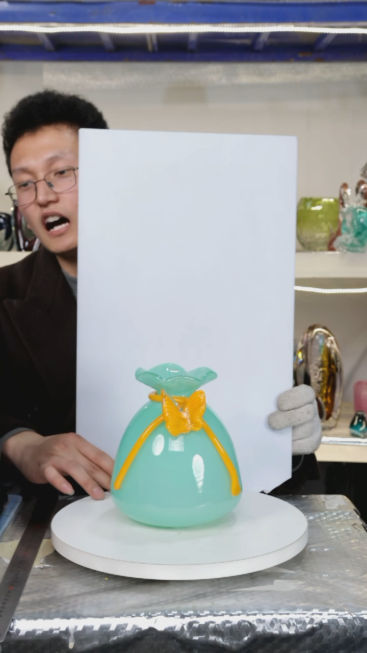 【闪购商品】琉璃高19精品琉璃正常手工痕迹