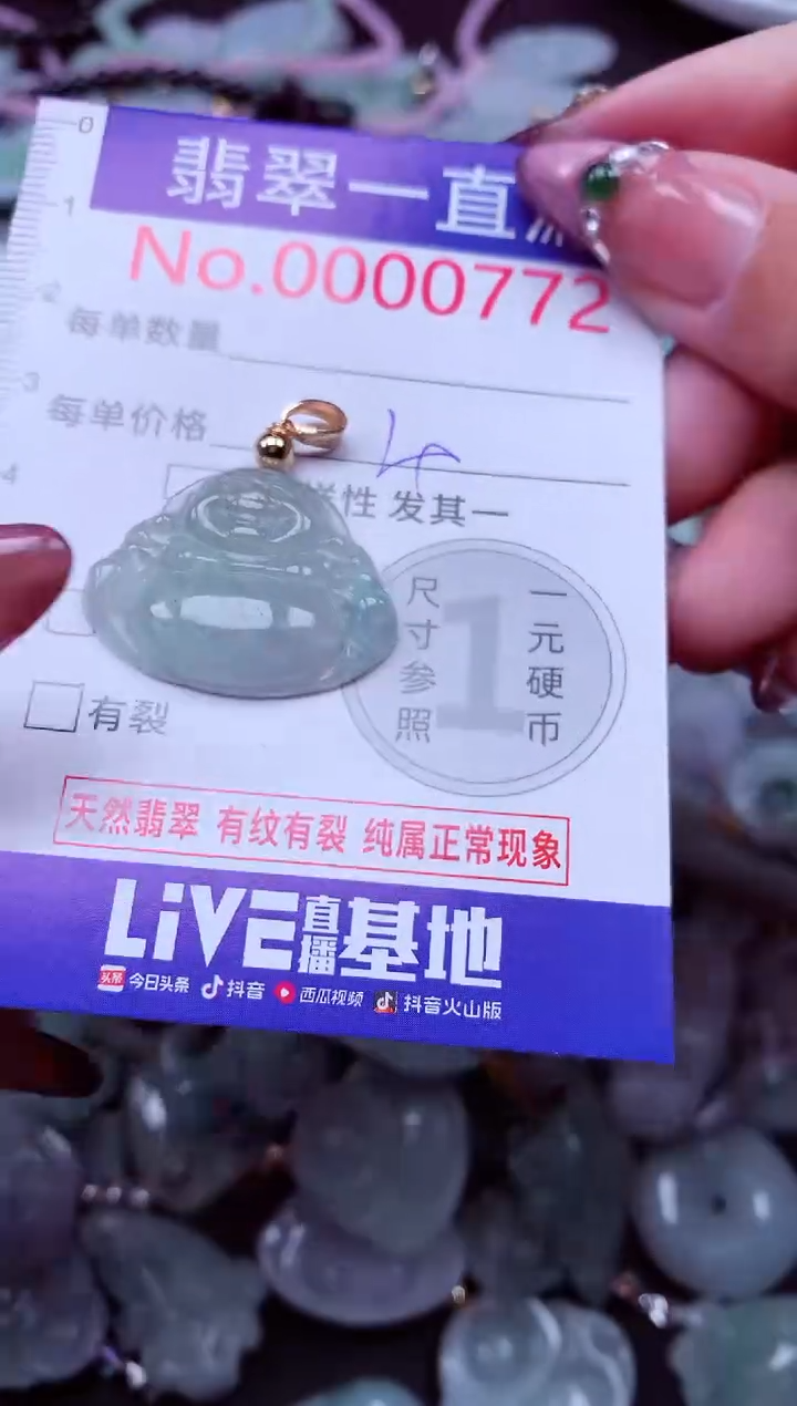 颈饰未镶嵌翡翠722