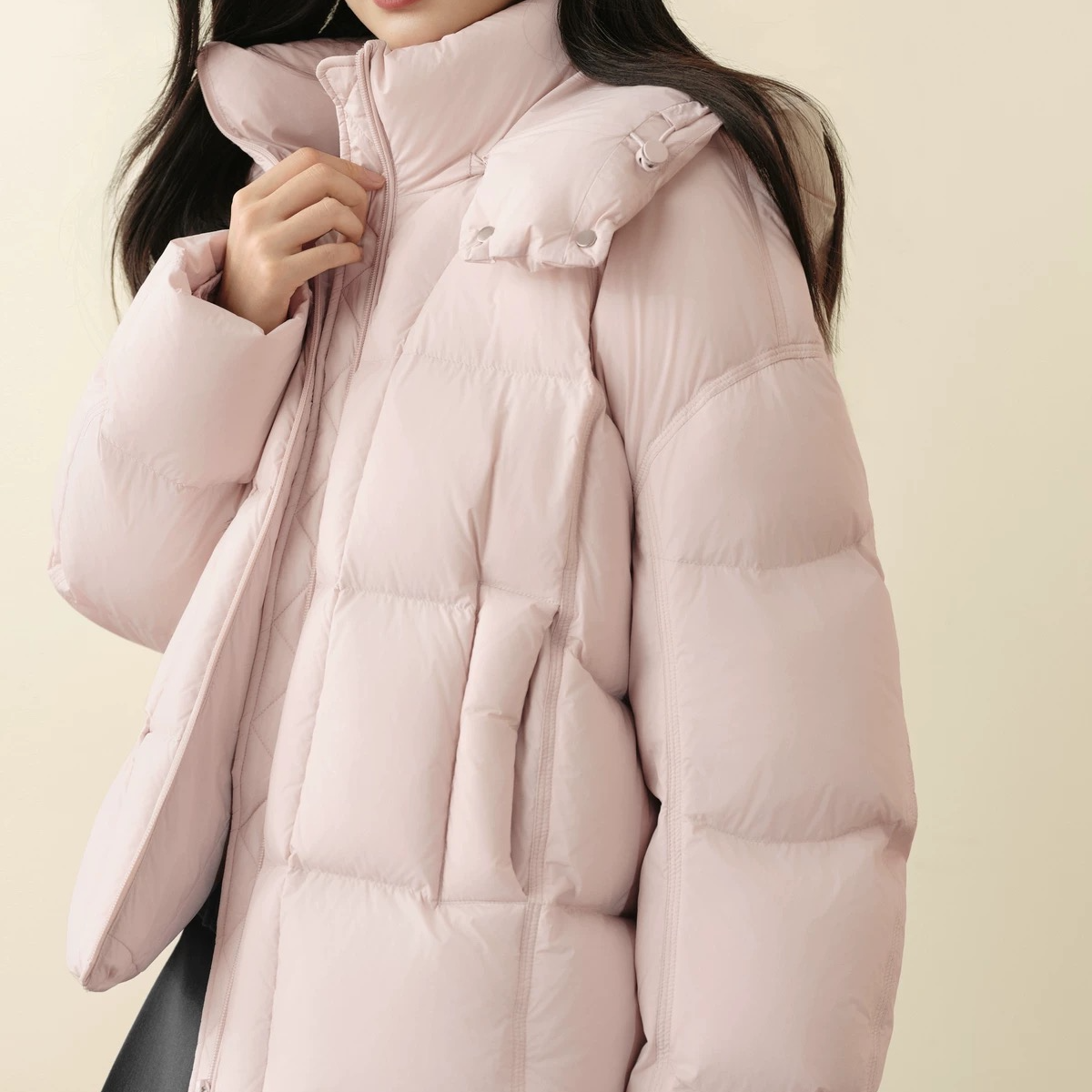 诗家新款立领优等品包袖防风加厚女运动短款连帽长袖休闲百搭0361