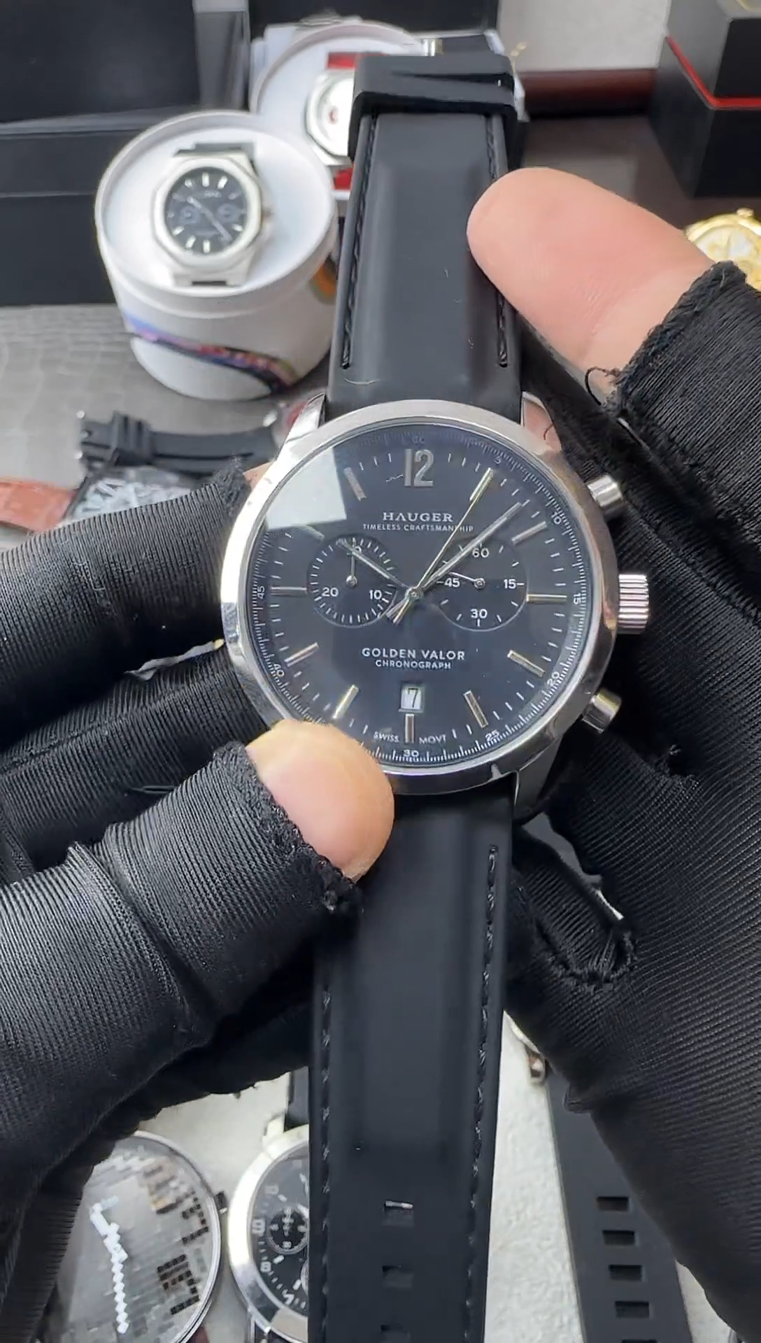 石英机芯锻造碳钢男士腕表