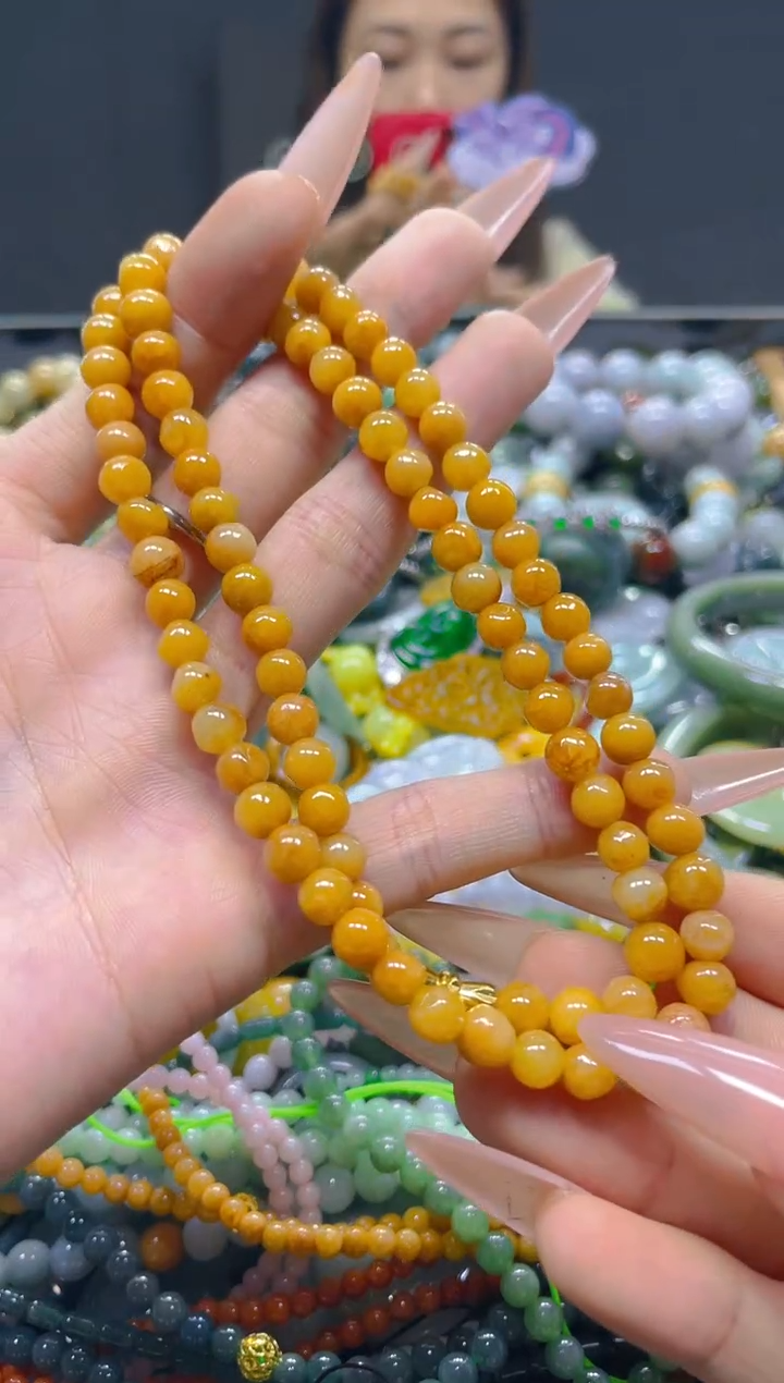 颈饰未镶嵌翡翠5MM