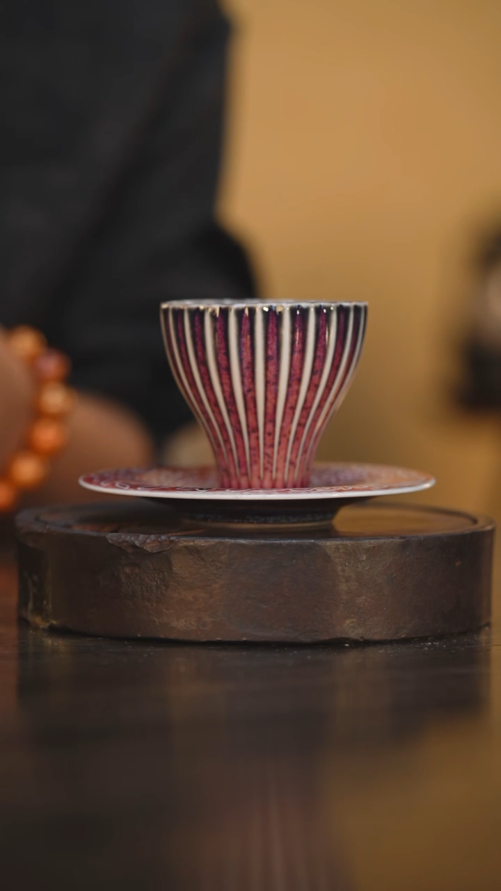 67柴房陶瓷柴烧咖啡杯套组