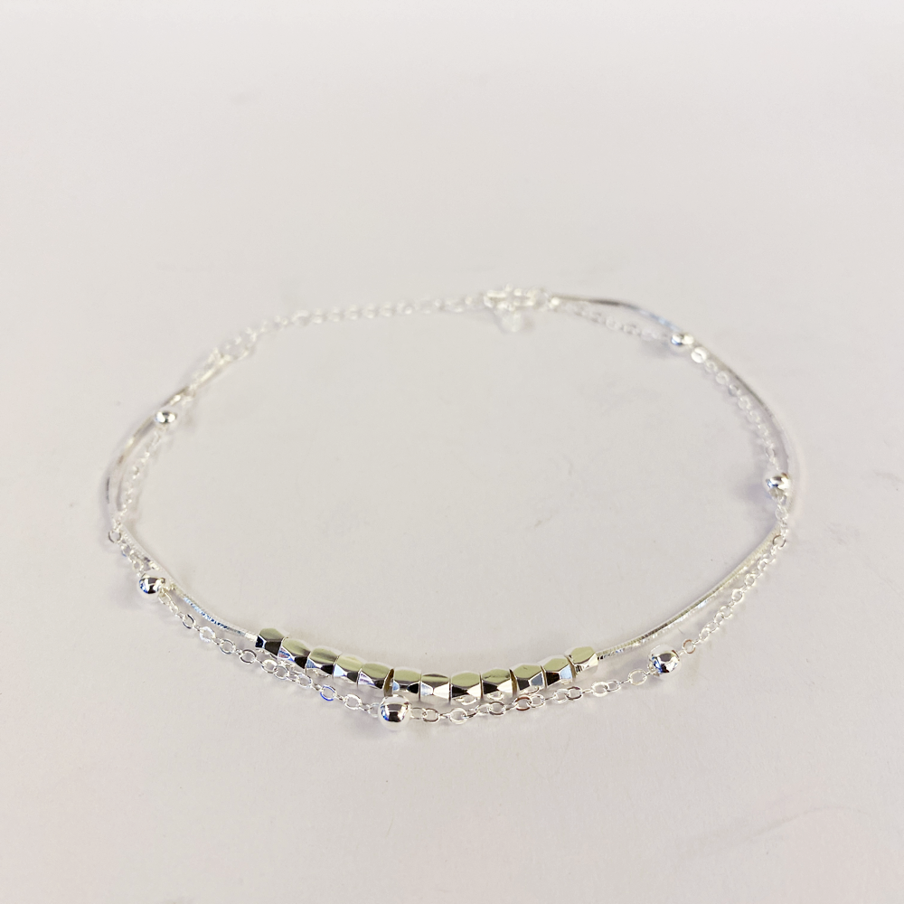   编号72 碎银几两脚链