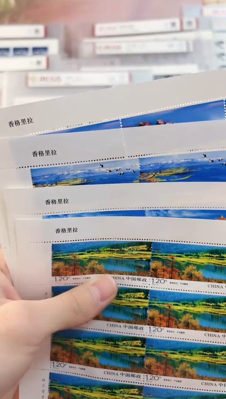  香格里拉大版 CSGS评级 邮票
