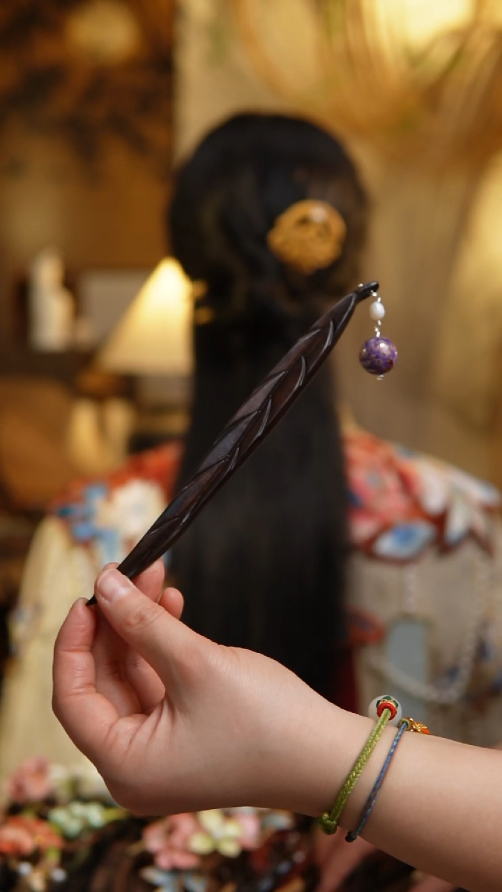 木原创设计定制大漆步摇