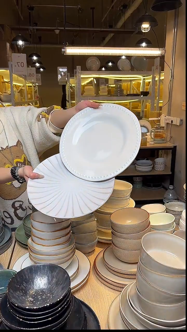 瓷166外贸尾货窑变釉下彩默外微瑕