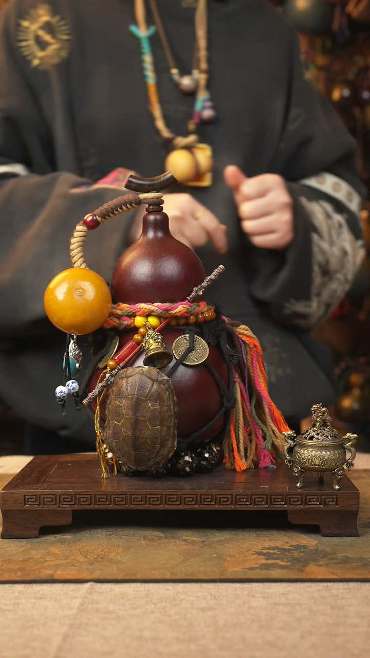 【闪购商品】353大漆葫芦一物一拍记葫堂出品