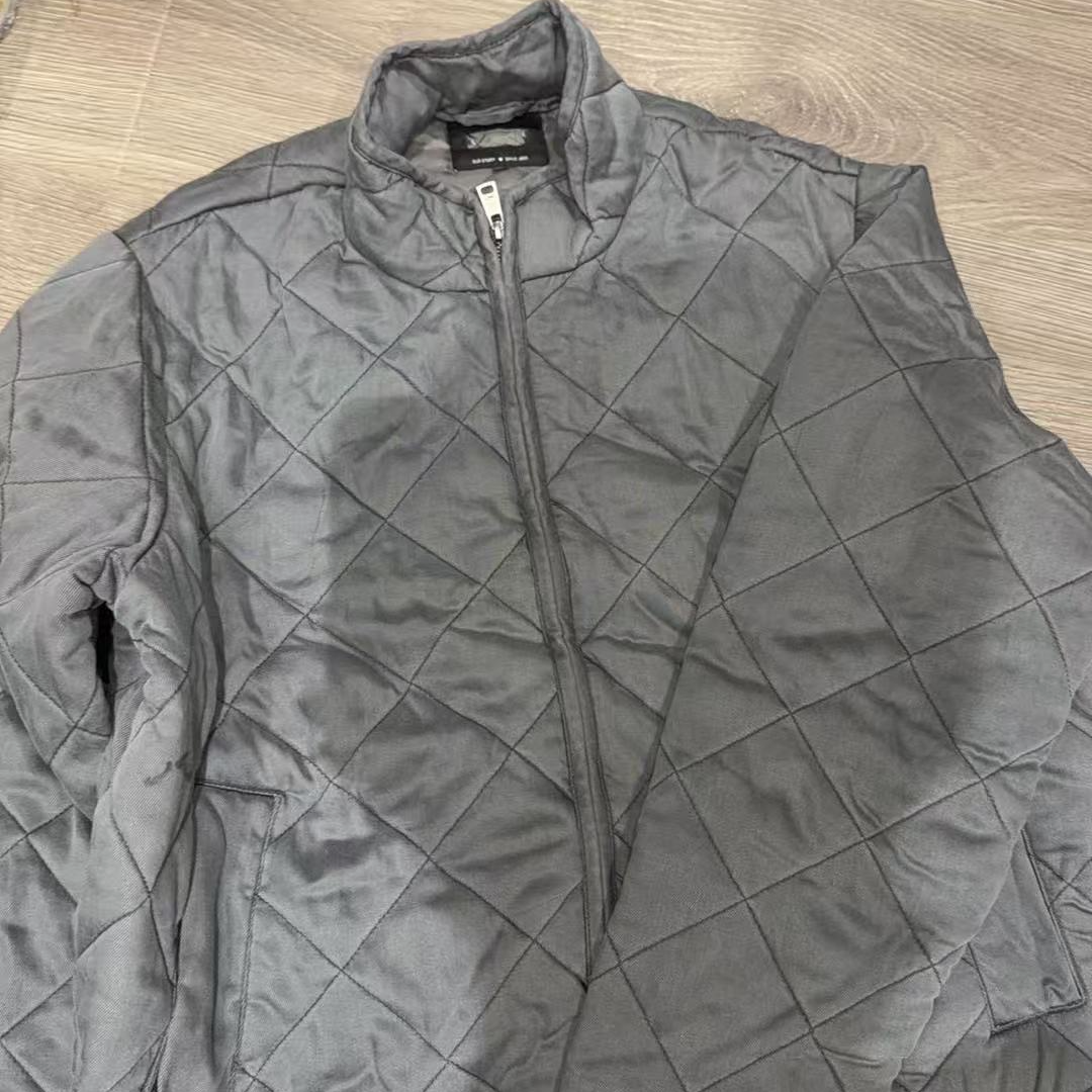 灰色棉衣 保暖女款