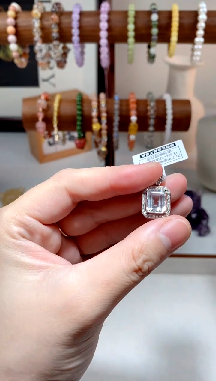 【闪购商品】水晶手链银S925镶嵌多样性发一