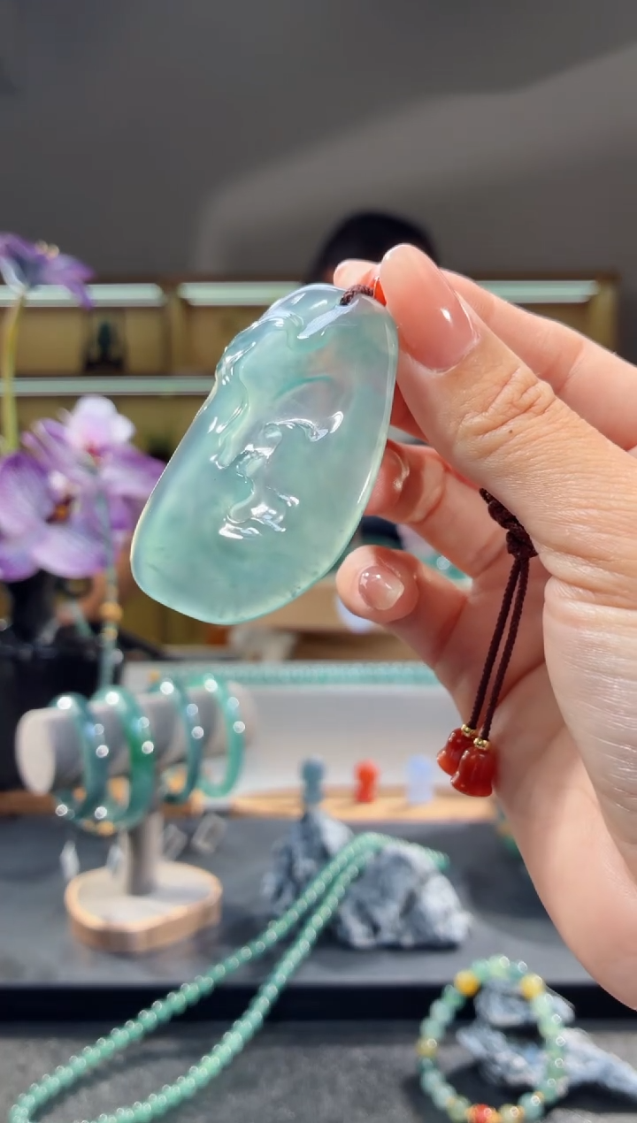 吊坠(不含链)未镶嵌翡翠悟道