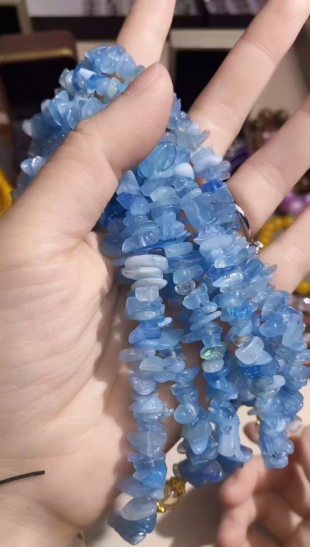 【闪购商品】海蓝宝石车挂未镶嵌多样性 发其一  【42】