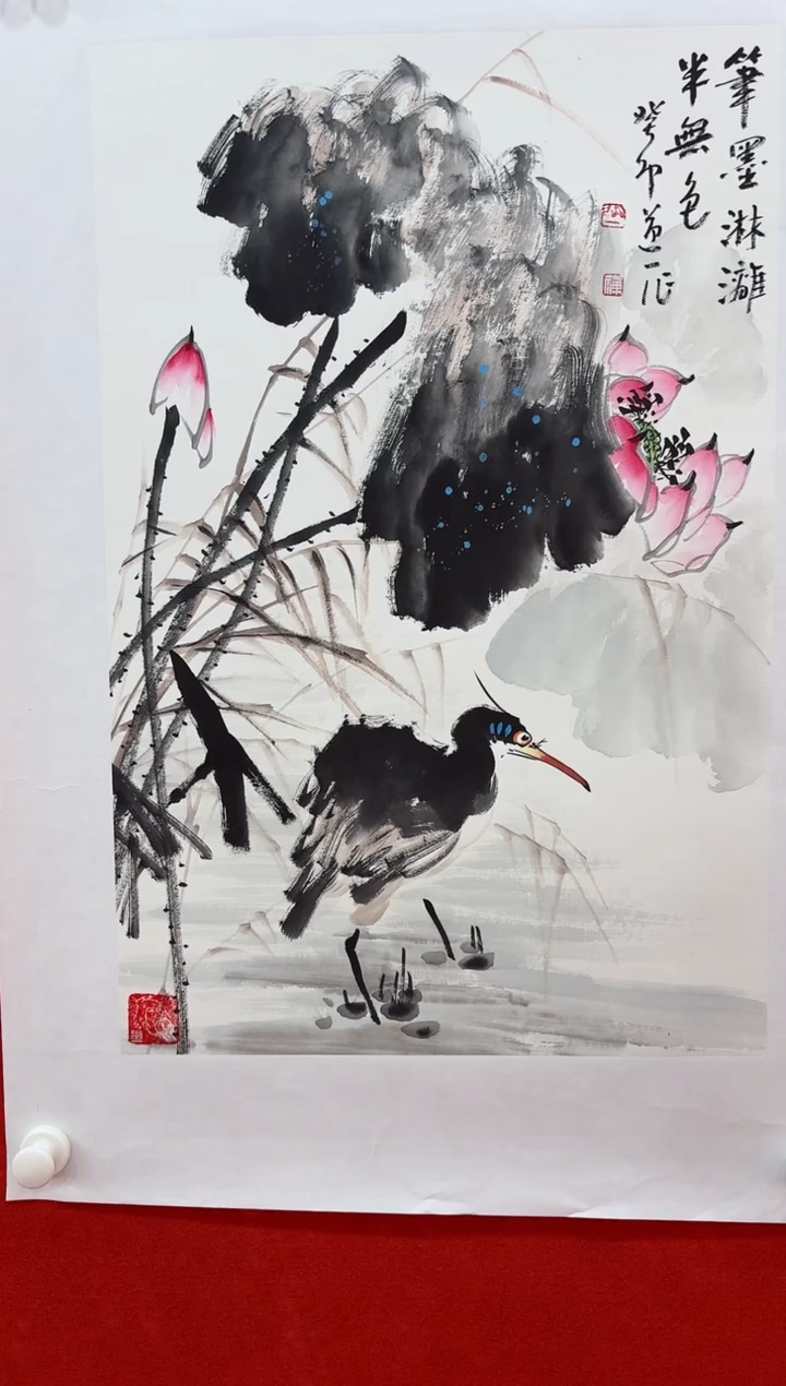 【闪购商品】国画道一老师亲笔绘画作品D8