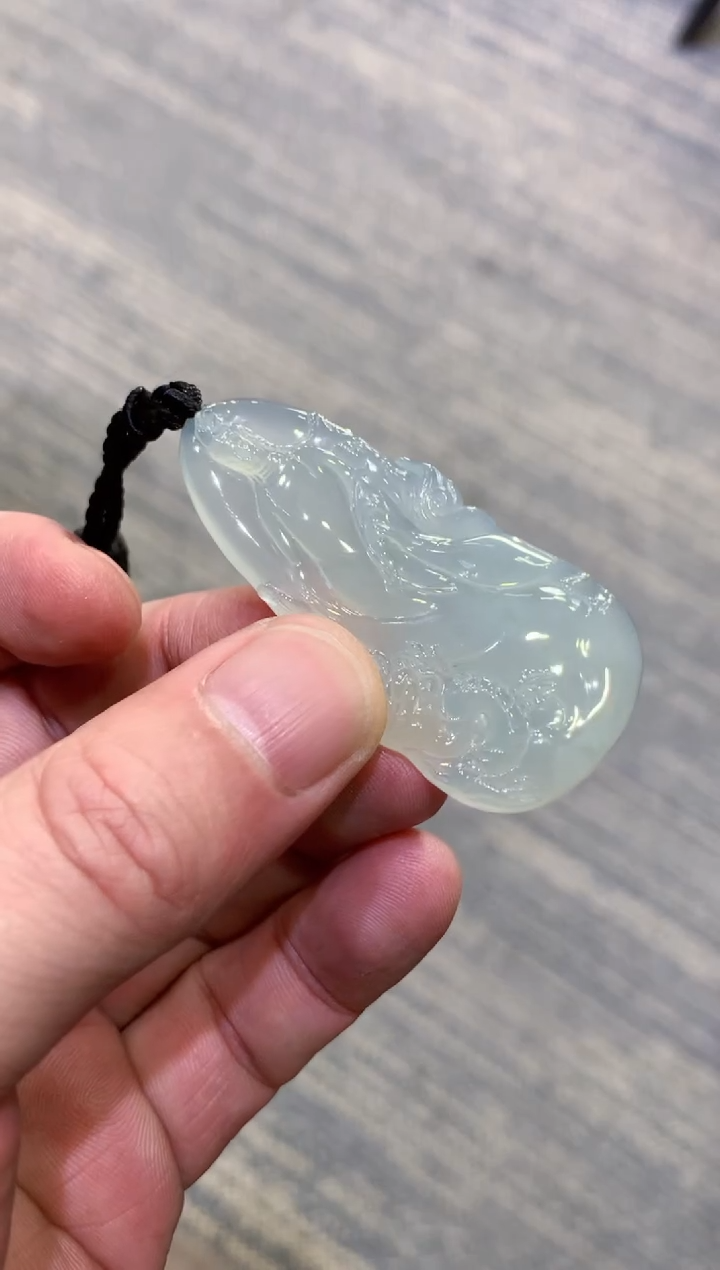 颈饰未镶嵌翡翠天然A货翡翠