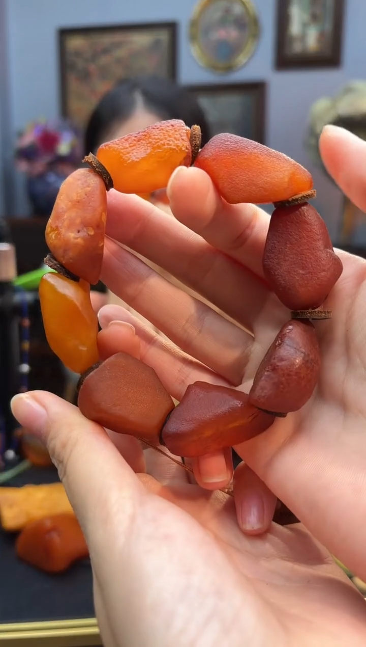 手串琥珀未镶嵌手串
