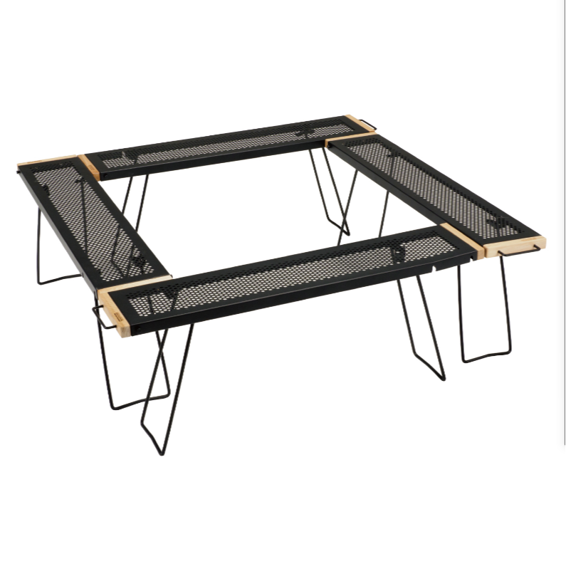 Bundok户外围炉桌焚火桌露营边桌便携折叠烧烤桌组合围桌围炉煮茶