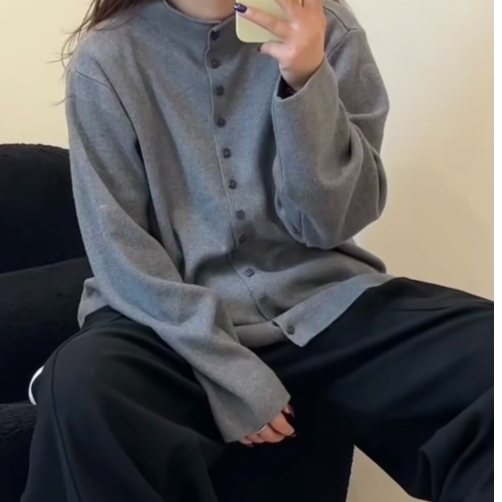 2025年好好家韩系新款加厚针织毛衣开衫打底