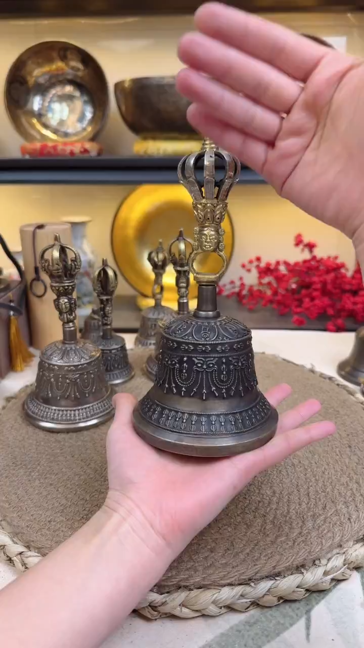 【闪购商品】特制大号手摇铃单铃           