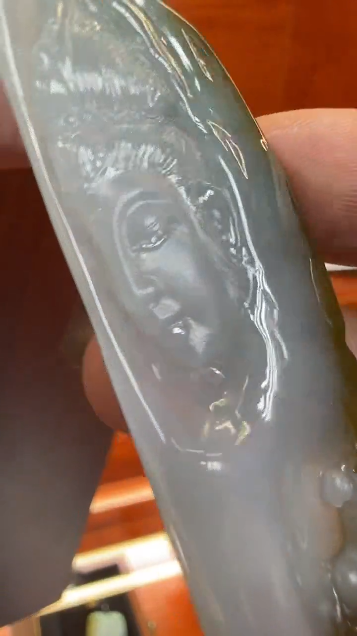 【闪购商品】翡翠挂件未镶嵌国雕谢林工（定制退货扣1000元）