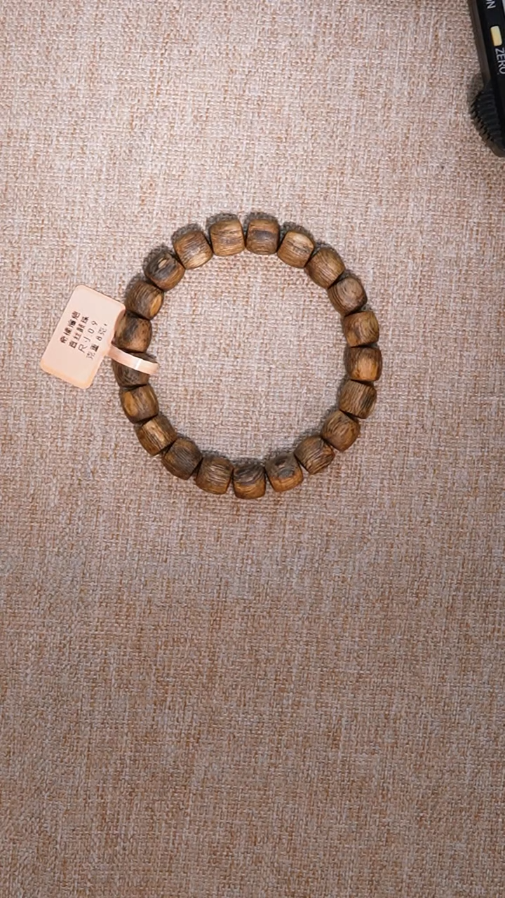 【闪购商品】沉香手串奇楠沉香0.9鼓珠单圈8g+